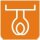 Symbol Vorheizen (90°)