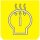 Symbol Vorheizmotor (180°)
