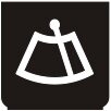 Symbol Windschutzscheibenwischer vorne (180°)