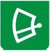 Symbol Windschutzscheibenwischer vorne (270°)