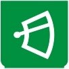 Symbol Windschutzscheibenwischer vorne (90°)