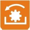 Symbol Zapfwelle / PTO (180°)