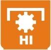 Symbol Zapfwelle / PTO: hoch (0°)