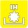 Symbol Zapfwelle / PTO: hoch (180°)