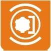 Symbol Zapfwelle / Zapfwellenbremse (90°)