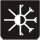 Symbol Zusatzheizung (180°)
