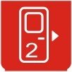 Symbol Öffner für Tür 2 (0°)