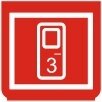 Symbol Öffner für Tür 3 (0°)