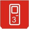 Symbol Öffner für Tür 3 (0°)
