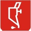 Symbol Öl (90°)