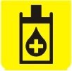 Symbol Öldruck: - Öldruck: + (0°)