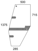 Türscheibe links SK 2